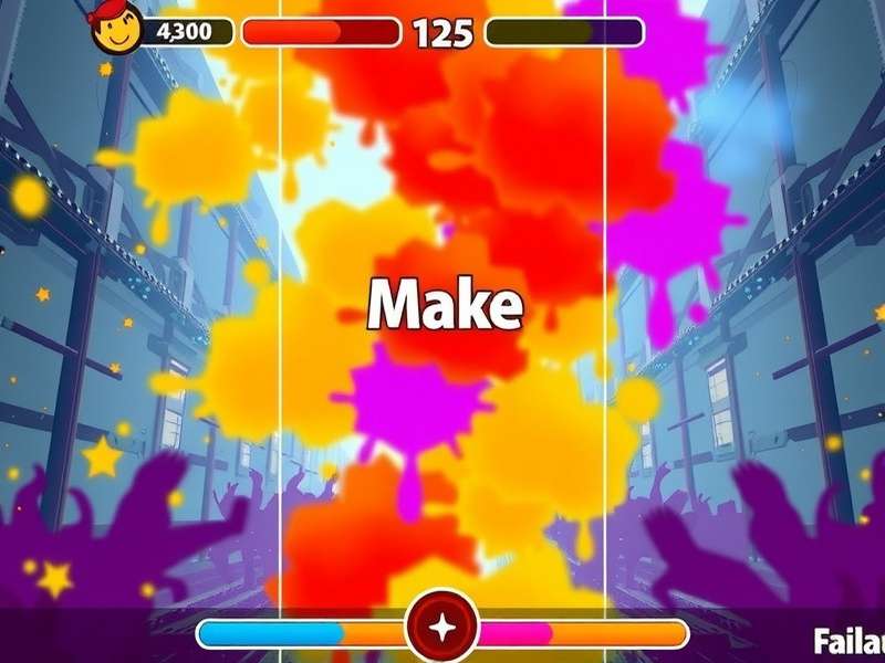 Colorful Holi Blast Gameplay Screenshot